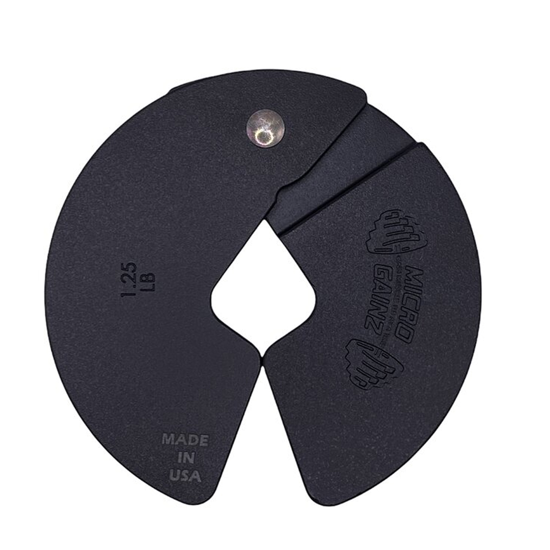 Micro Gainz 1.25LB Fractional Dumbbell Plate, Pair - Image 2