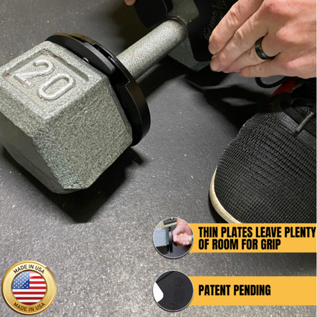 Micro Gainz 1LB Fractional Dumbbell Plate, Pair - Image 6