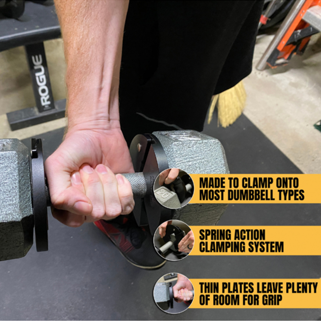 Micro Gainz 1LB Fractional Dumbbell Plate, Pair - Image 5