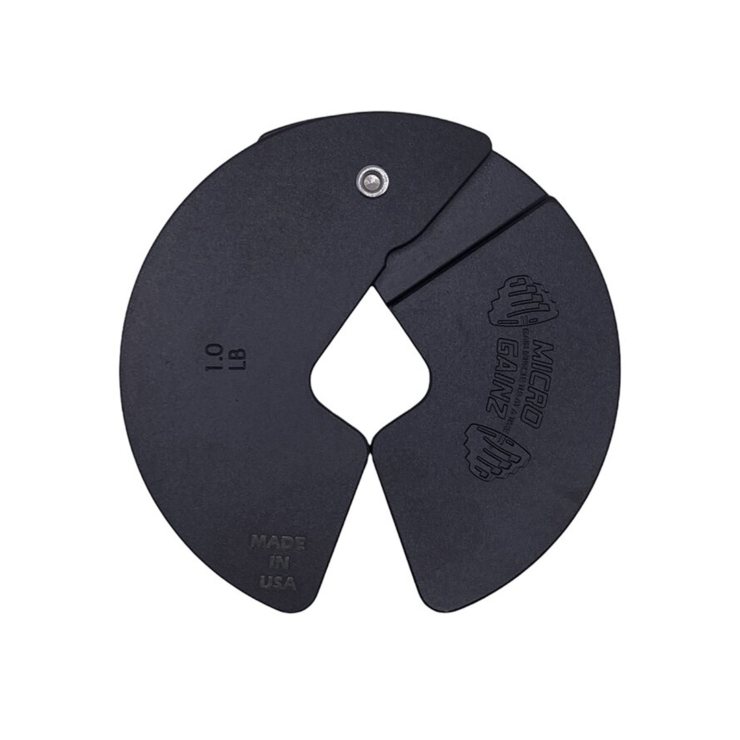 Micro Gainz 1LB Fractional Dumbbell Plate, Pair - Image 2