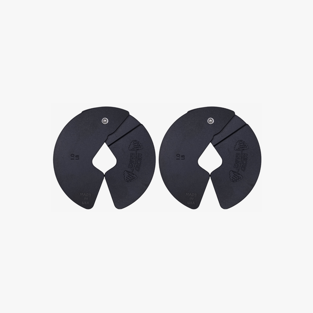 Micro Gainz 1LB Fractional Dumbbell Plate, Pair