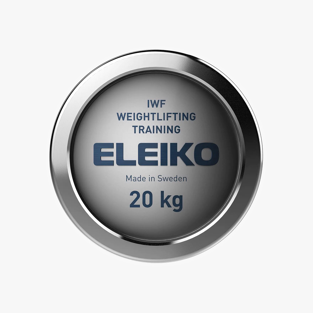 Eleiko IWF Weightlifting Training Bar - 20KG, Men - Image 2