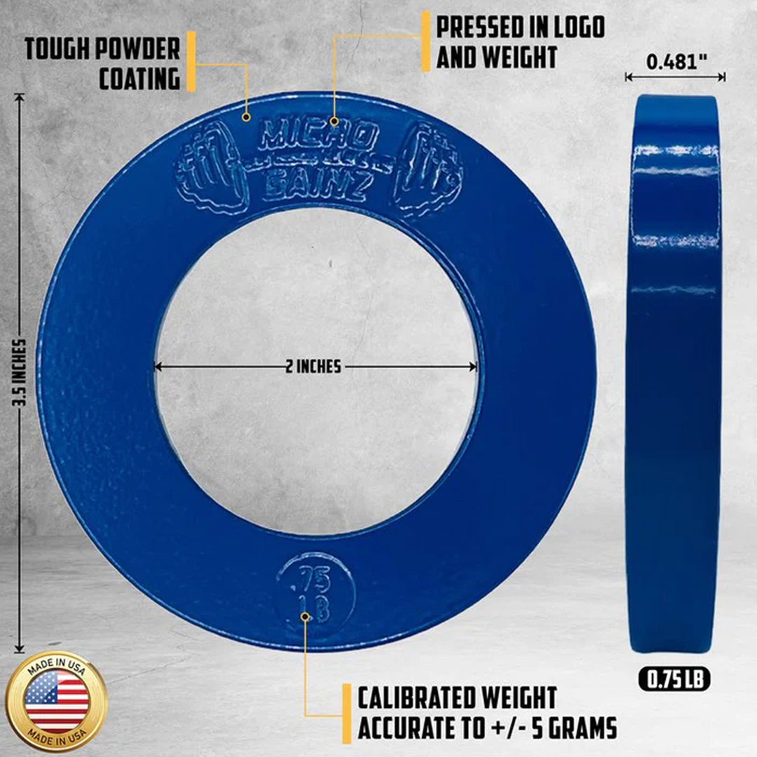 Micro Gainz 8 Plate Set, Multi-Color - Image 4