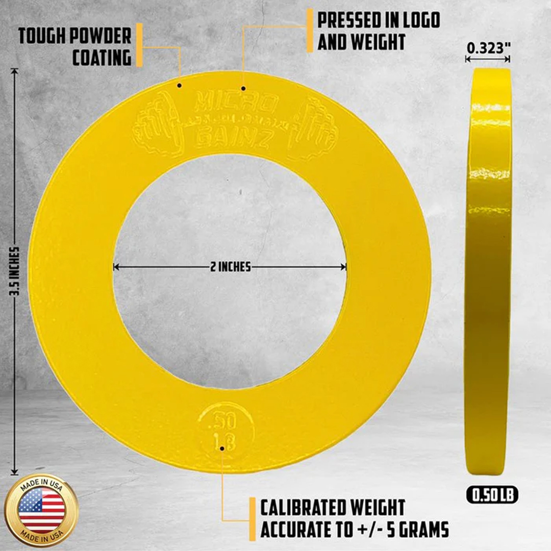 Micro Gainz 8 Plate Set, Multi-Color - Image 3