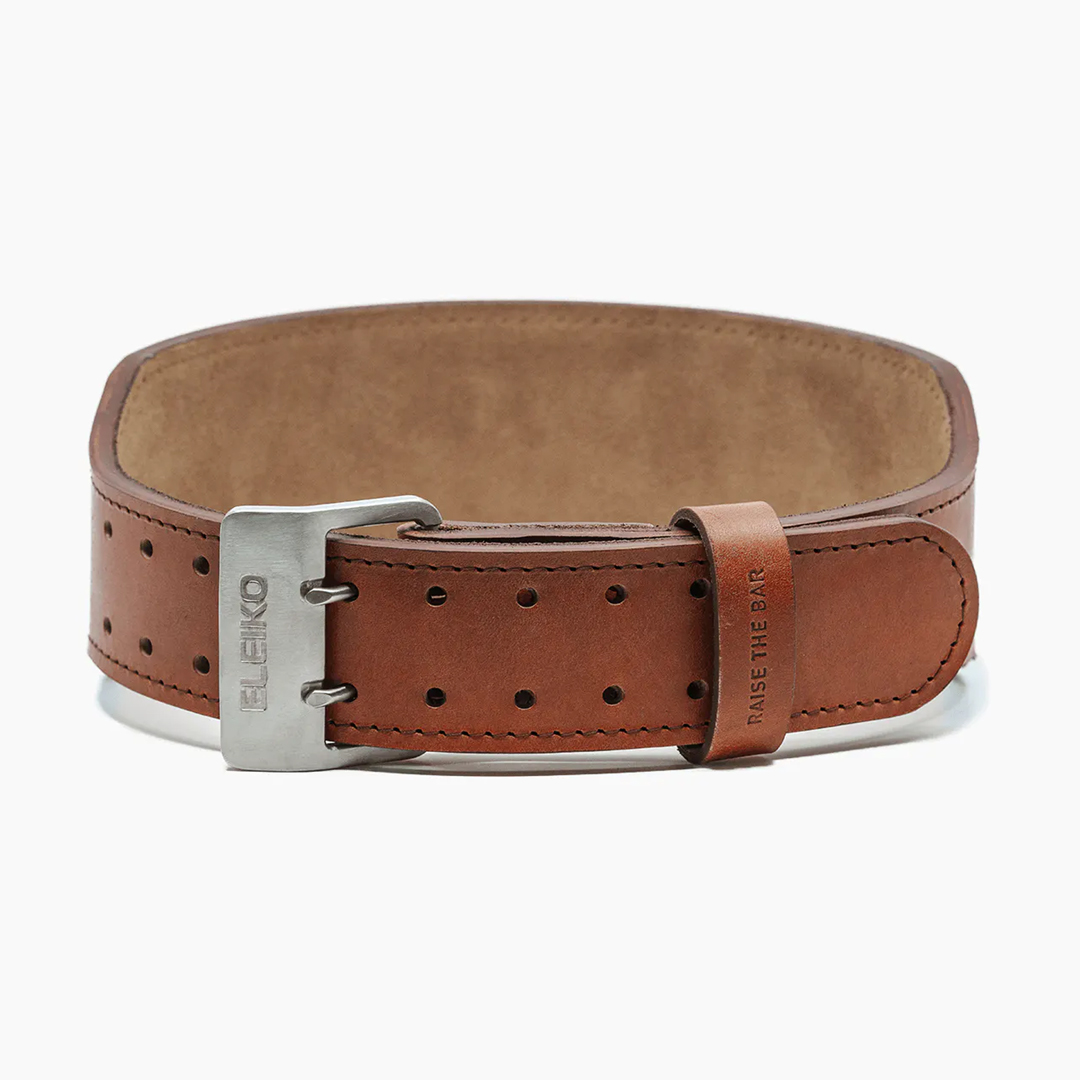 Eleiko Weightlifting Leather Belt - Brown - Image 5