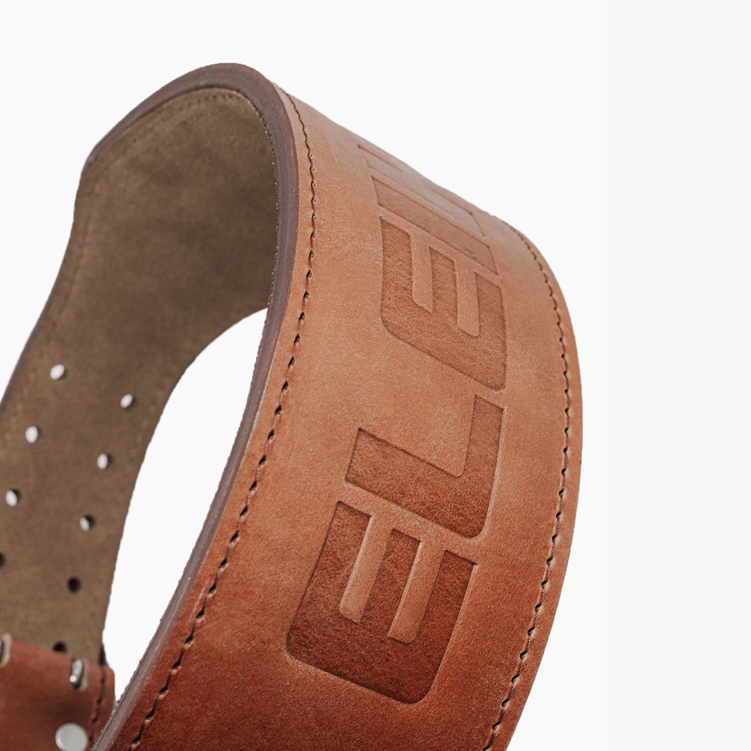 Eleiko Weightlifting Leather Belt - Brown - Image 4