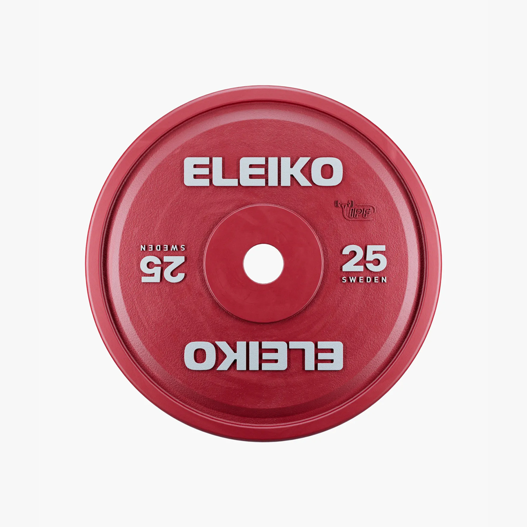 WEB – Eleiko IPF Powerlifting Competition Plate 25kg – Hero Image