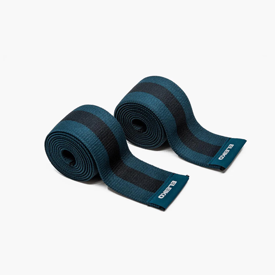 WEB - Eleiko PL Knee Wraps, 200cm Strong Blue - Hero Image