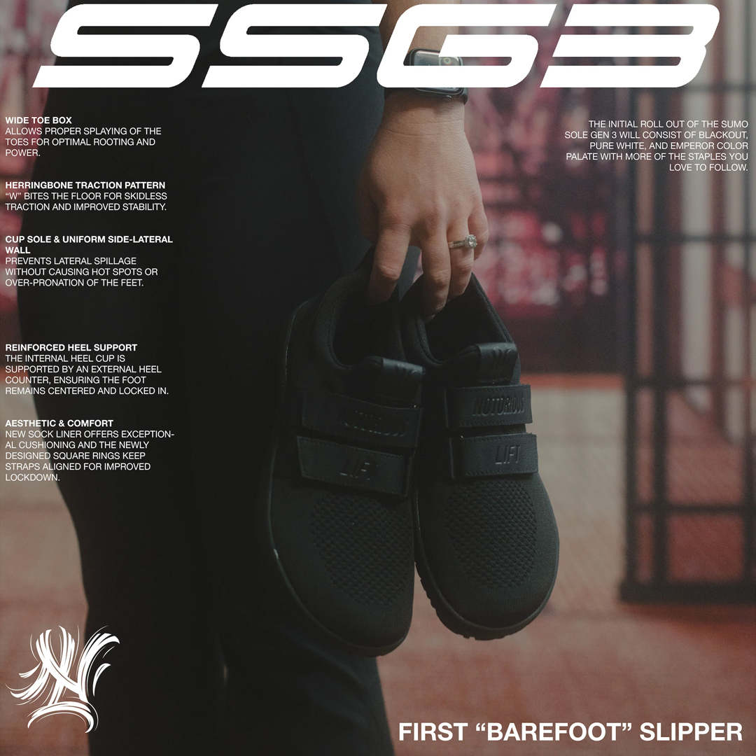 Notorious Lift Sumo Sole Gen 3 Blackout - Image 13