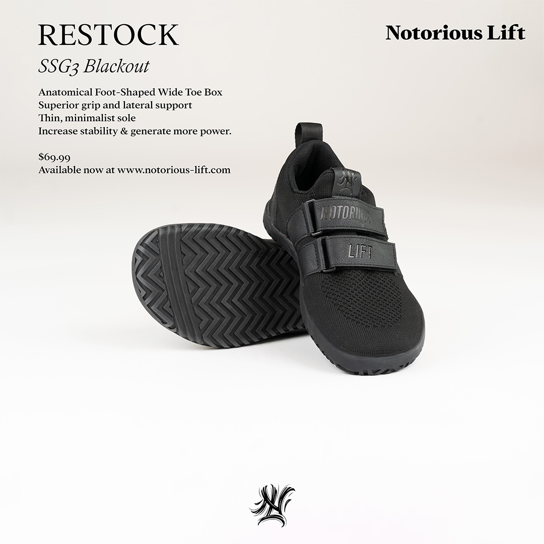 Notorious Lift Sumo Sole Gen 3 Blackout - Image 9