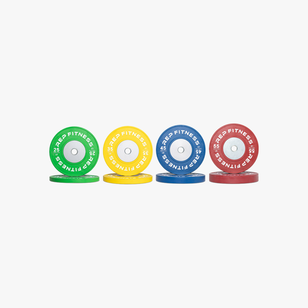 WEB – REP Fitness Competition Bumper Plates – lb – Pair – Hero Image