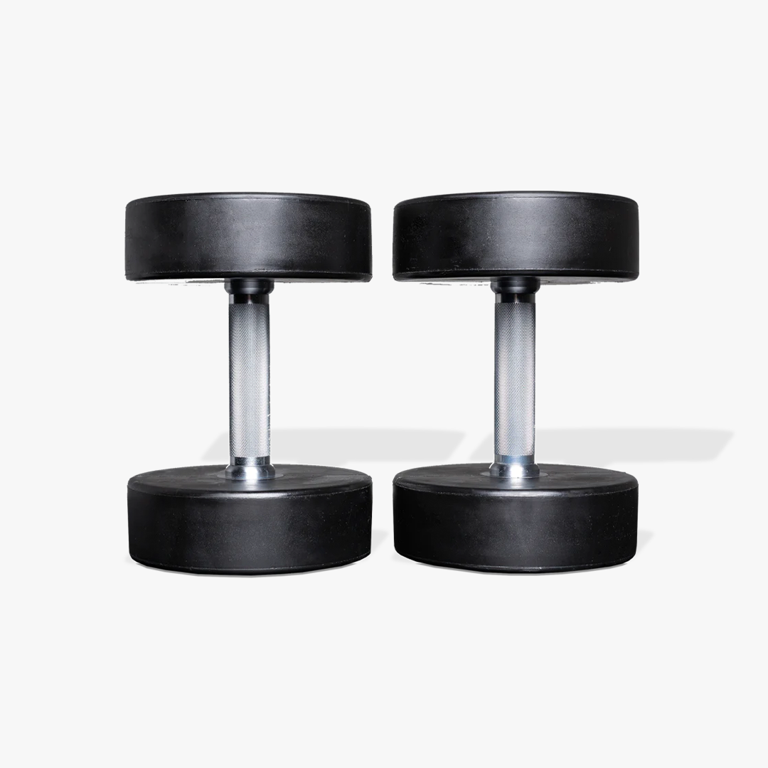 WEB – REP Fitness Urethane Coated Dumbbell Set – Hero Image