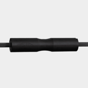 abmat barbell pad on a white floor background