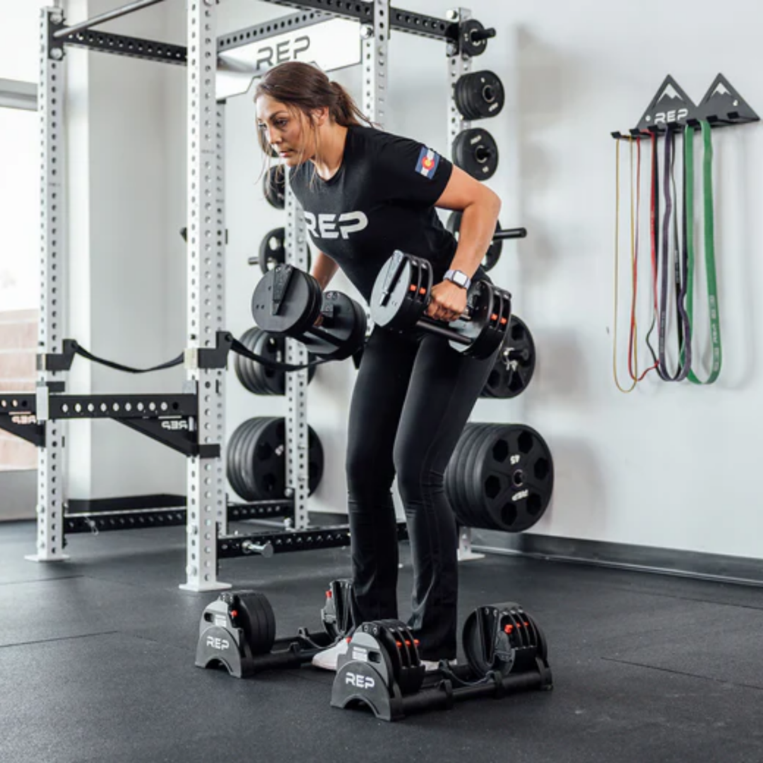 REP QuickDraw Adjustable Dumbbells with Cradle – KG - Image 12