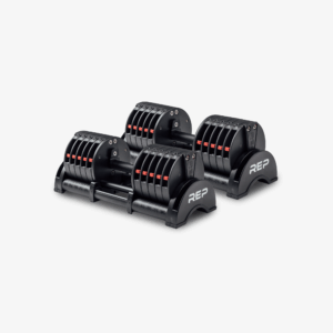 REP QuickDraw Adjustable Dumbbells with Cradle – KG