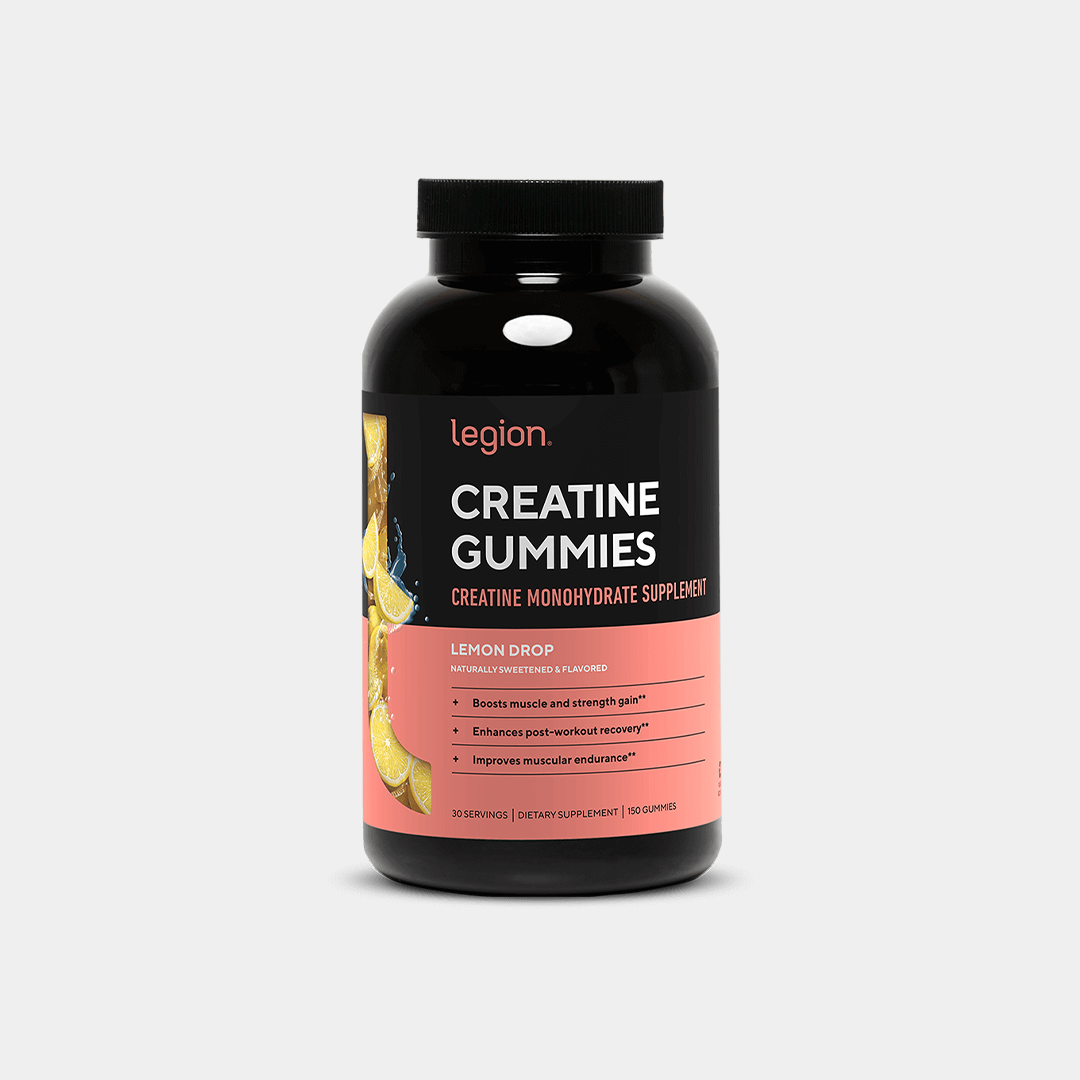 Legion Creatine Gummies Creatine Monohydrate Supplement – Lemon Drop – WEB