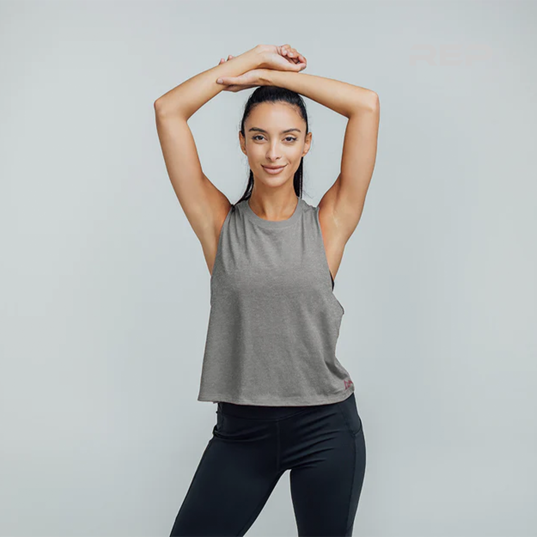 REP Women's Peak Cropped Dual - Blend Tank - Image 5