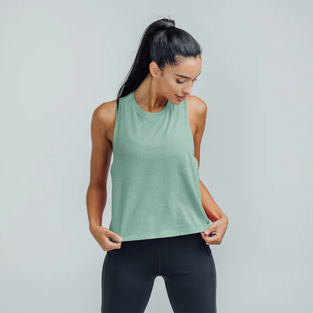 REP Women's Peak Cropped Dual - Blend Tank - Image 3
