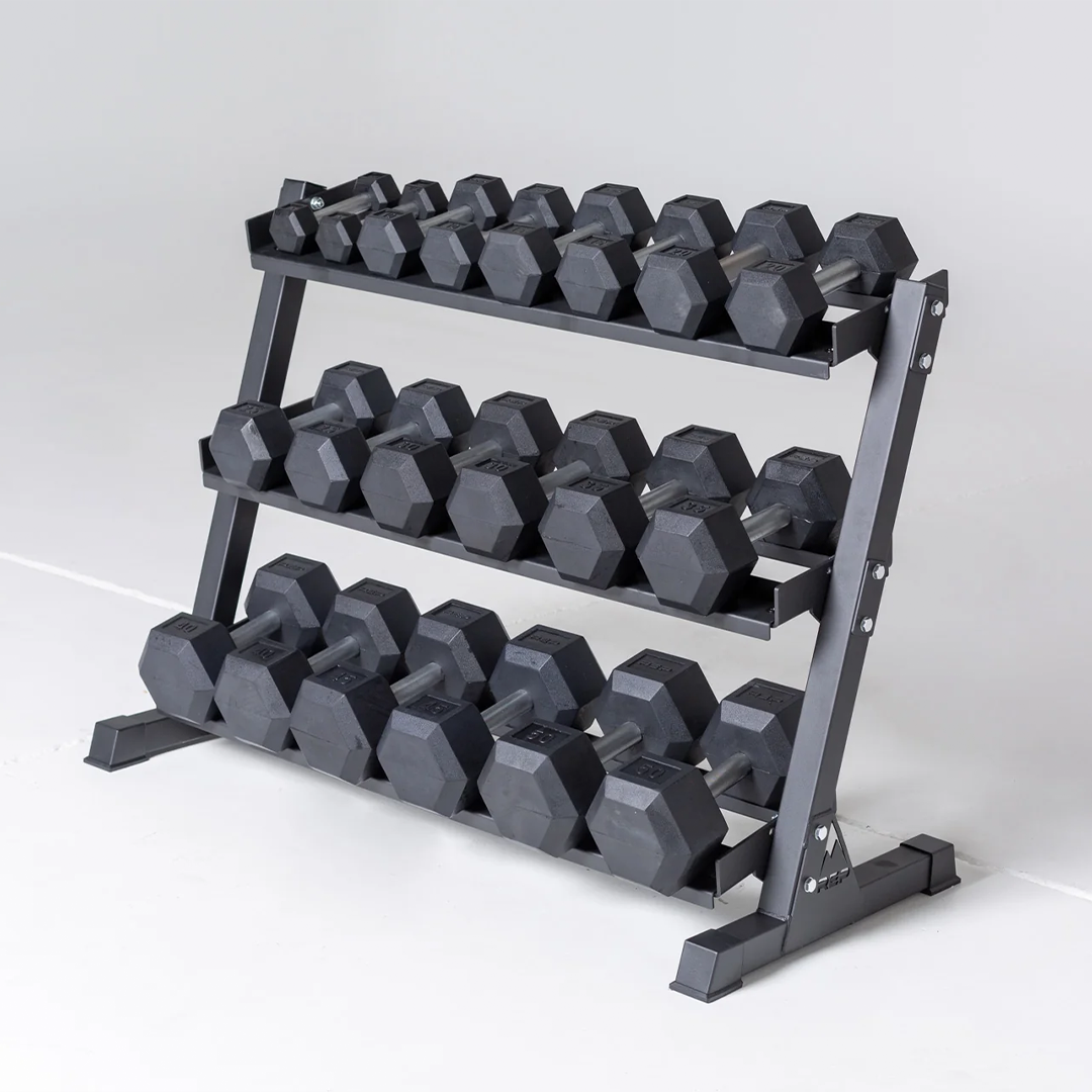 REP Rubber Hex Dumbbell (KG) - Image 3